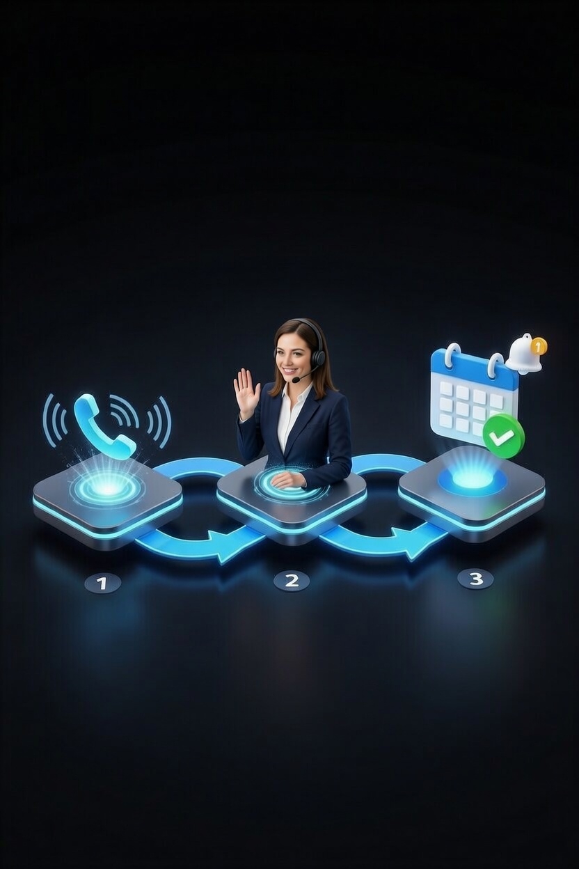 How CallsForMe Works ? 3 Simple Steps